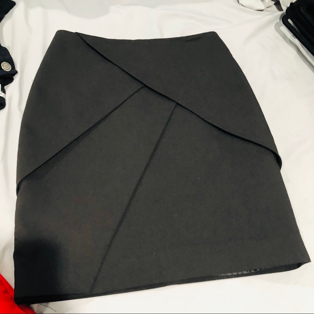 H&M skirts, black and red